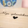 Vierkante kist - geboorte