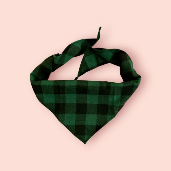 Honden bandana groen