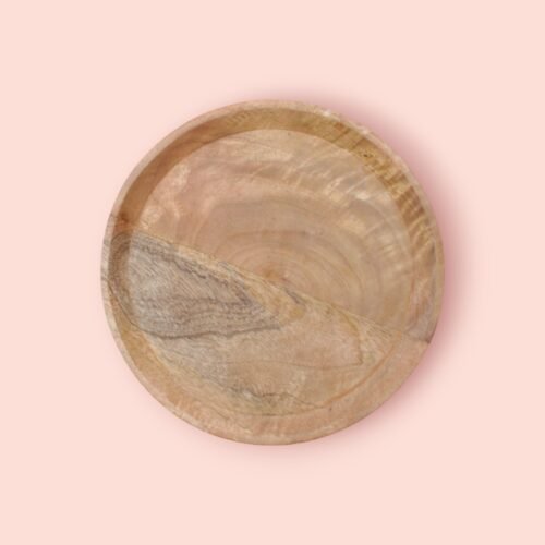 Mangohout rond S - houten plank