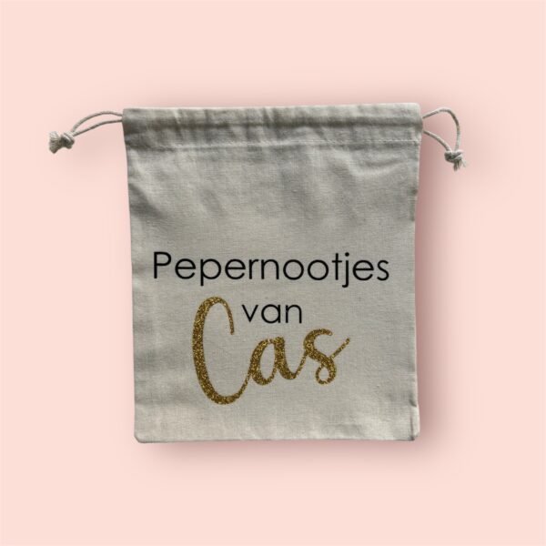 Pepernootzakje met naam