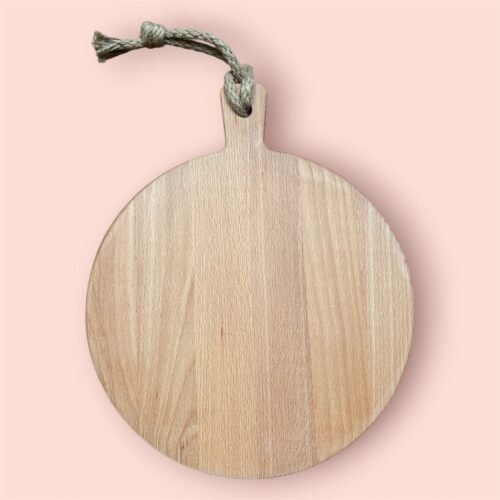 Beukenhout rond met handvat Beukenhout Rond