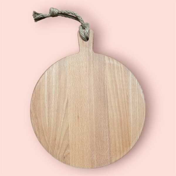 Beukenhout rond met handvat Beukenhout Rond